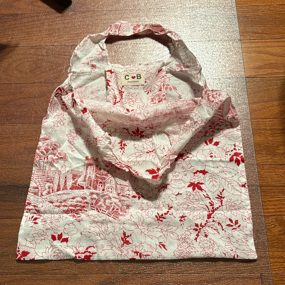 CB Positano Small Cotton Tote Bag